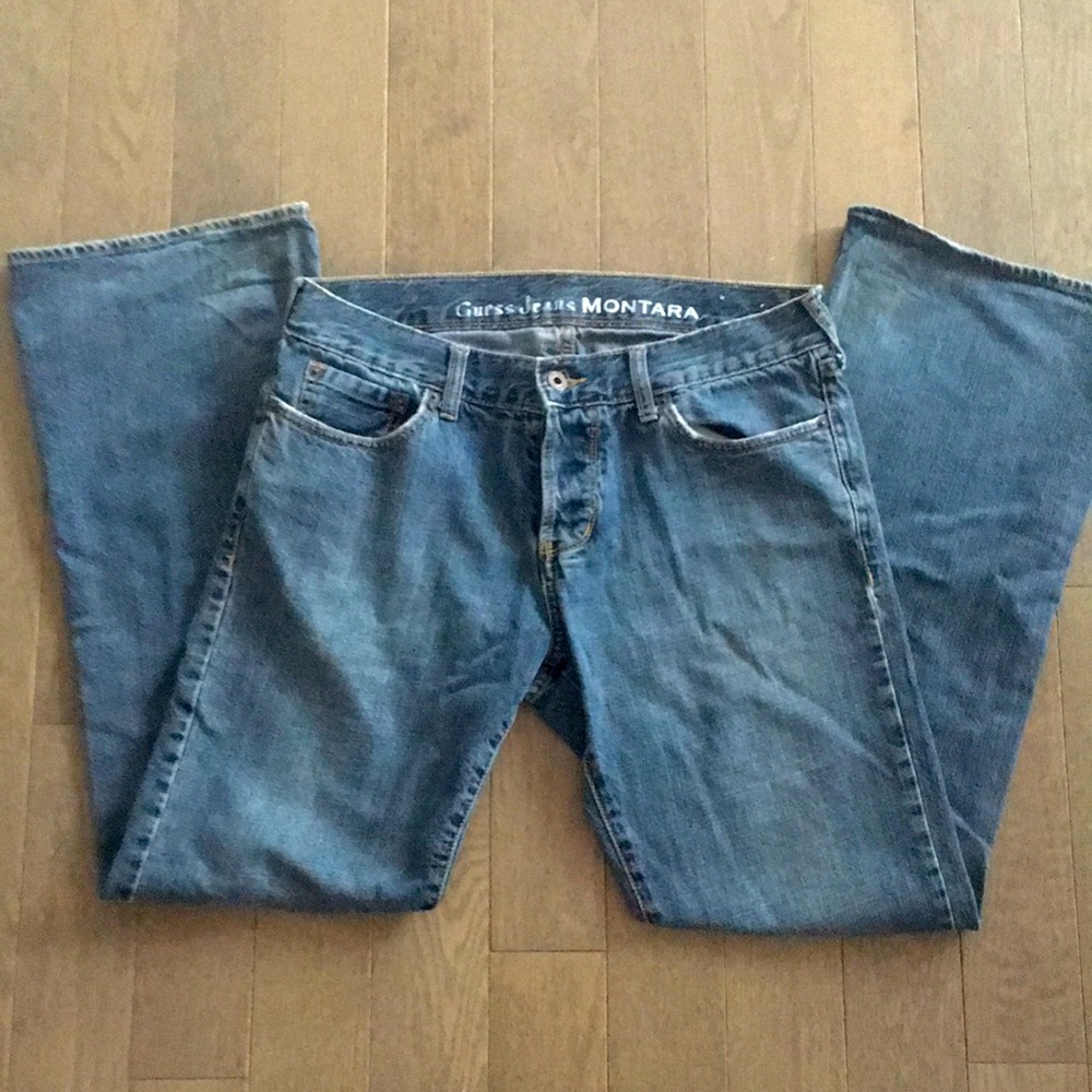 COPY - GUESS JEANS MONTARA - Straight Leg Denim Jeans, Size 31 x 32 - Picture 6 of 15